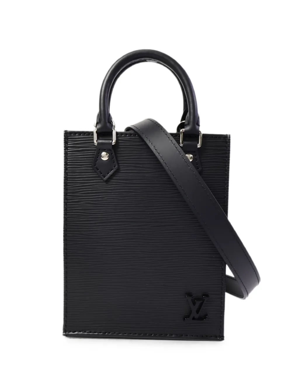 Louis Vuitton Pre-Owned petit Sac Plat Epi-leather tote bag - Nero