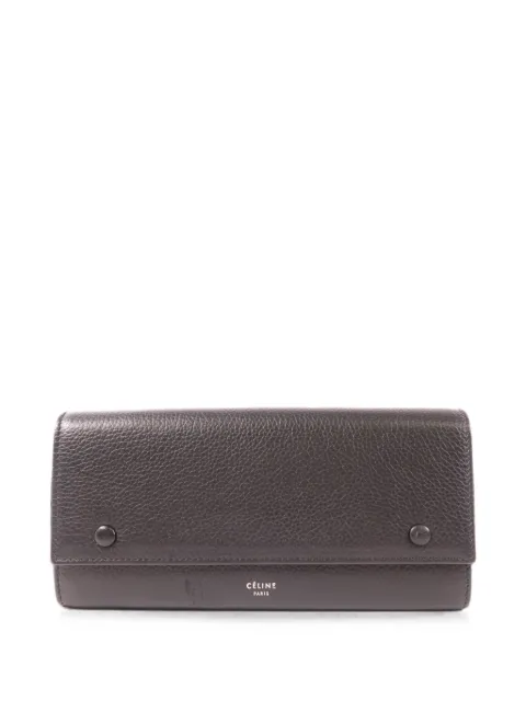 Celine Pre-Owned grained leather long wallet