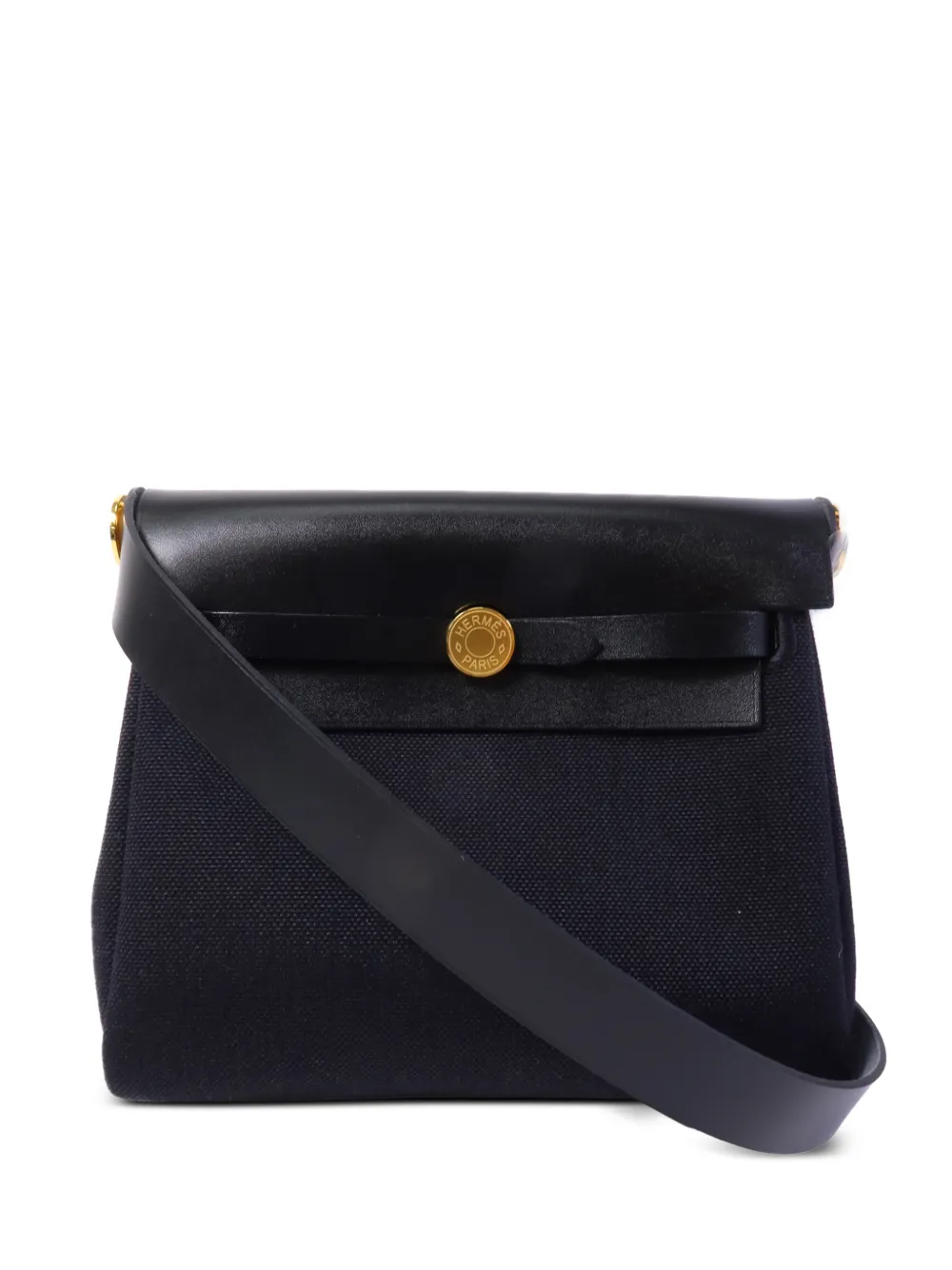 Hermès Pre-Owned 2025 mini Herbag Zip Umhängetasche - Schwarz