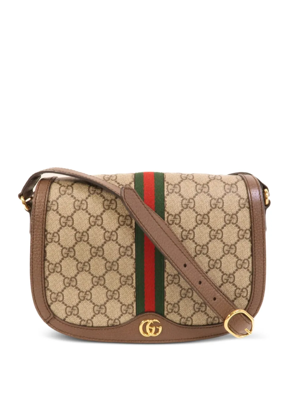 Gucci Pre-Owned Ophidia GG Canvas-Schultertasche - Nude