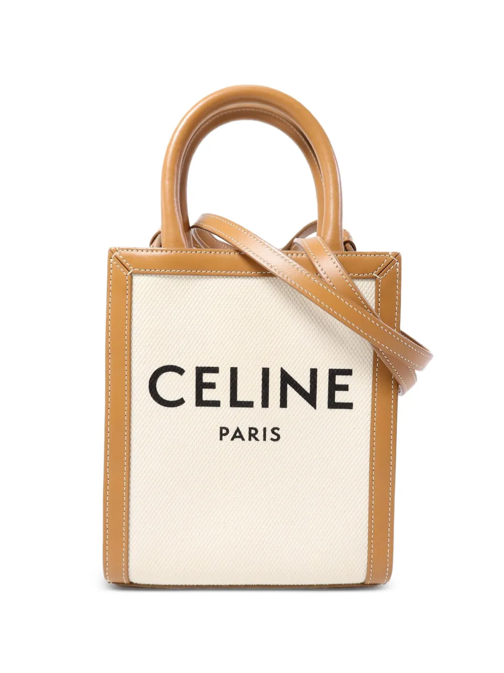 Celine Pre-Owned mini Cabas tote bag - Toni neutri