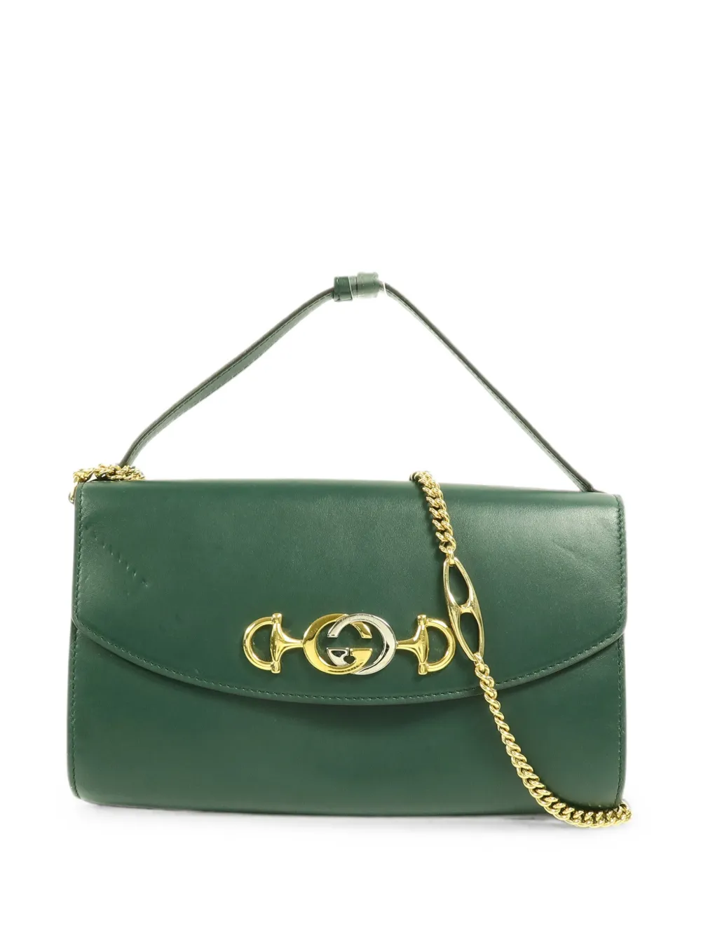 Gucci Pre-Owned Zumi Schultertasche mit GG - Grün
