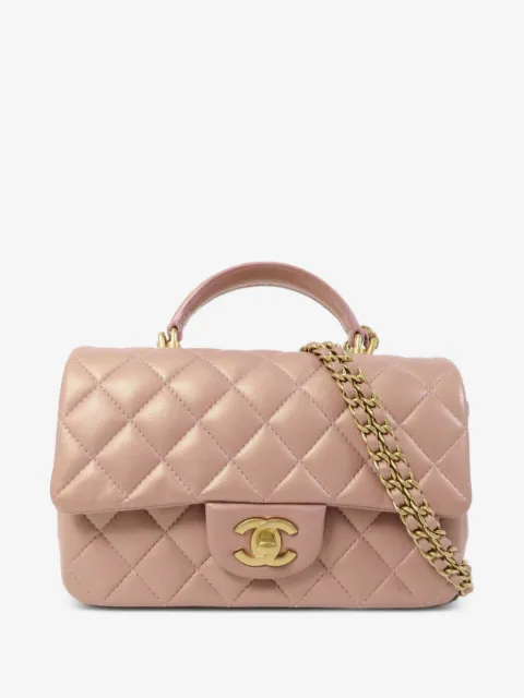 CHANEL Pre-Owned mini sac porté épaule à fermoir tourniquet CC