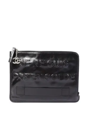 CHANEL Pre-Owned キルティング クラッチバッグ | ブラック | FARFETCH JP