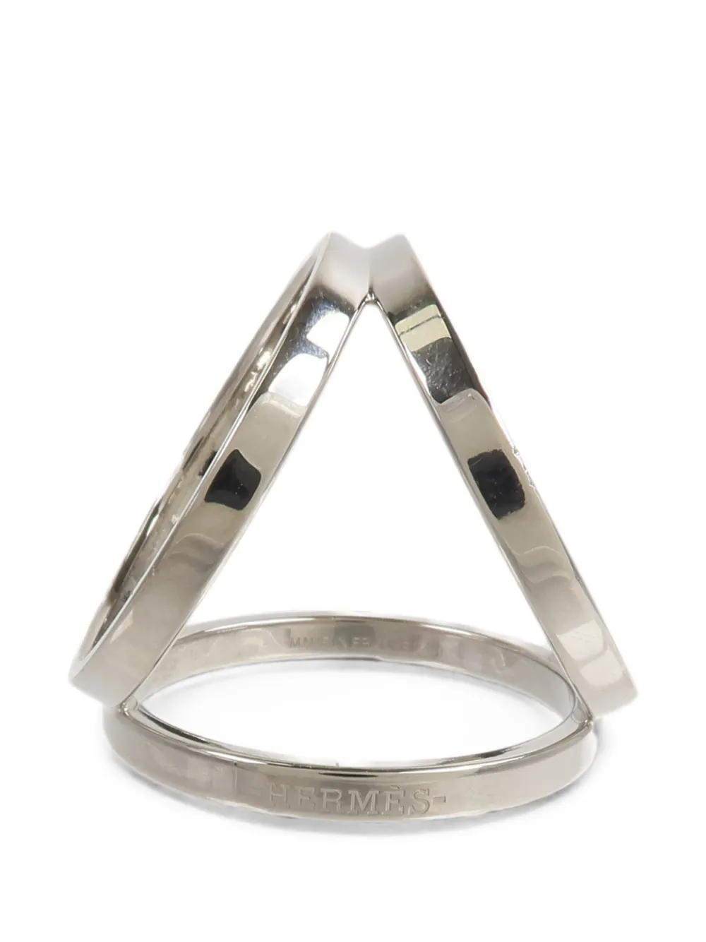 Hermès Pre-Owned Trio scarf ring - Argento