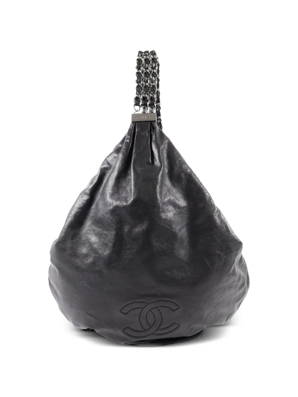 CHANEL Pre-Owned CC chain-link shoulder bag - Black