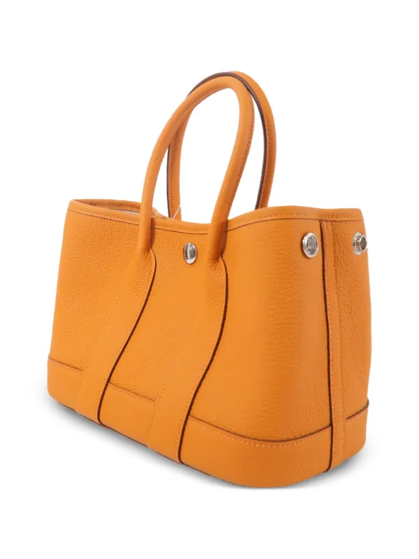Hermès Pre-Owned 2025 Mini Garden Party Tote Bag | Orange | FARFETCH