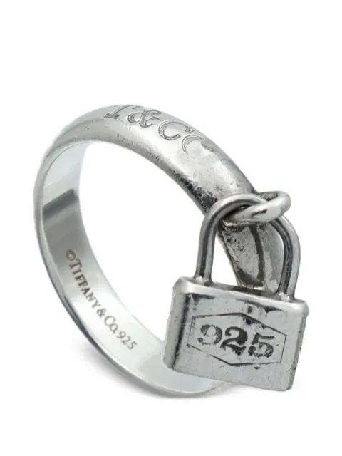 Tiffany & Co. Pre-Owned lock-charm ring