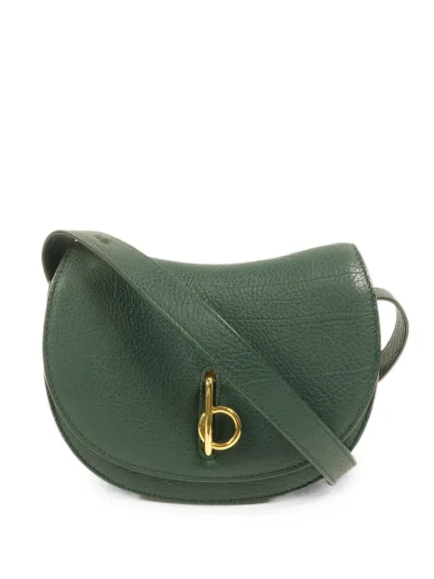 Burberry Pre-Owned 락킹 홀스 카프스킨 숄더 백