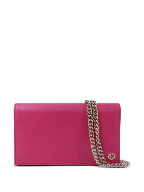 Gucci Pre-Owned Wallet on Chain calfskin shoulder bag