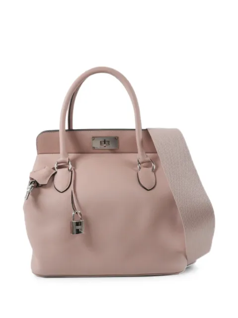 Hermès Pre-Owned 2015 26 Toolbox Evercolour-leather tote bag