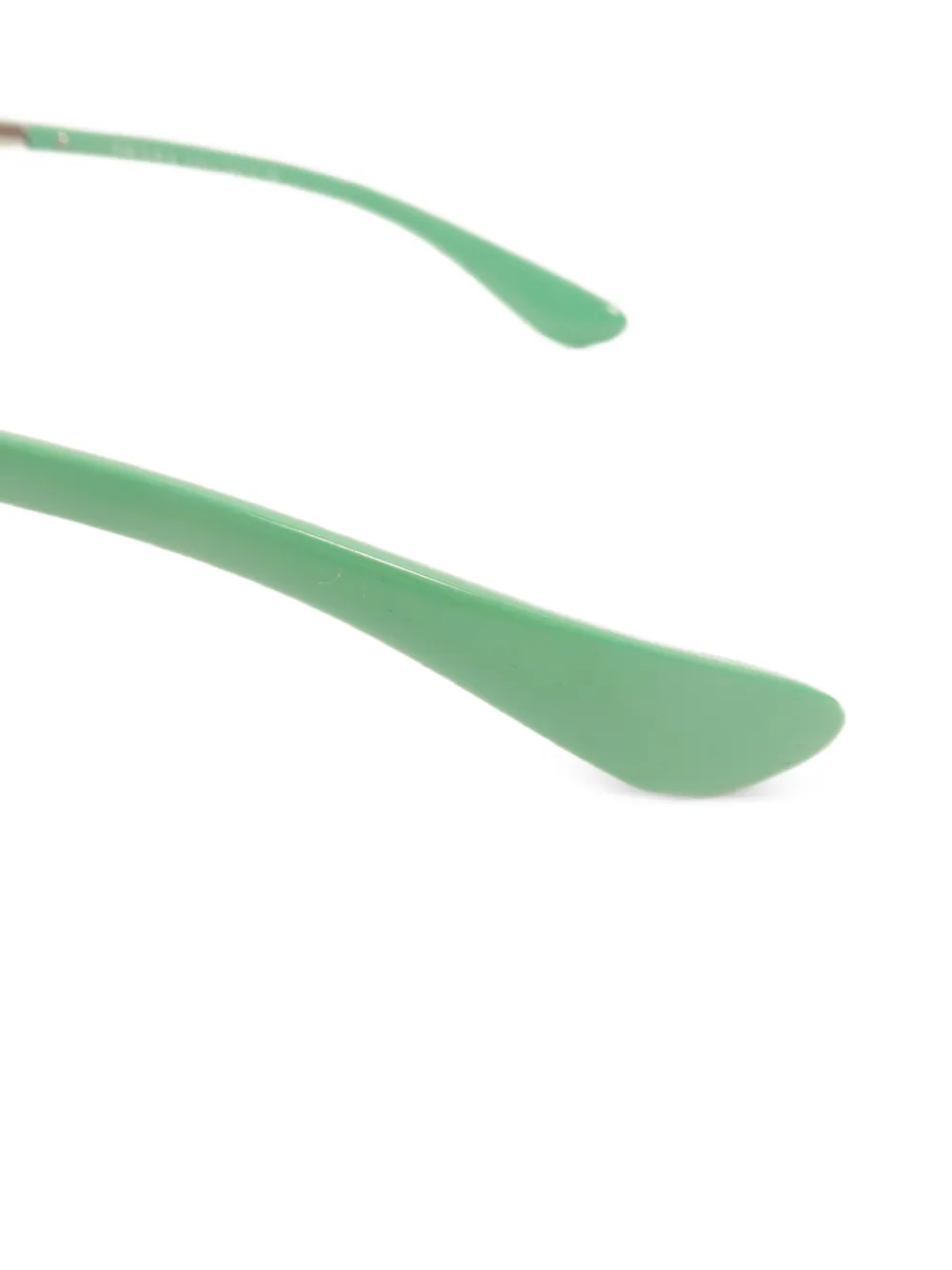 Prada Pre-owned Dixie Cat-eye Sunglasses in Green, view 3