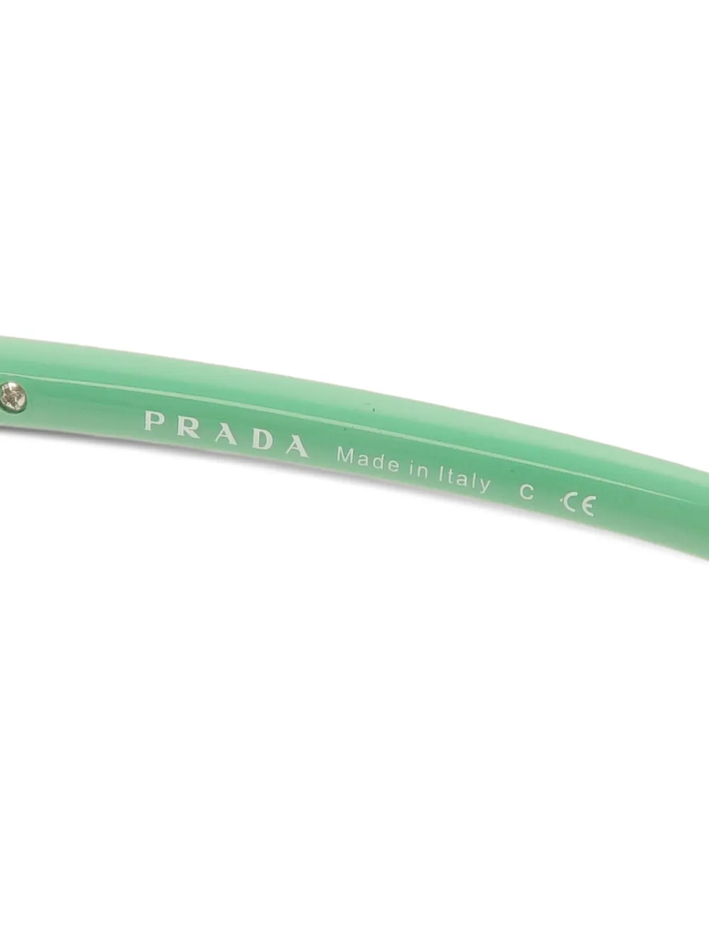 Prada Pre-owned Dixie Cat-eye Sunglasses in Green, view 5