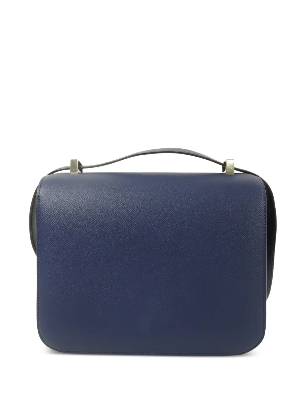 Hermès Pre-owned 24 Constance Leather Shoulder Bag in Blue, view 2