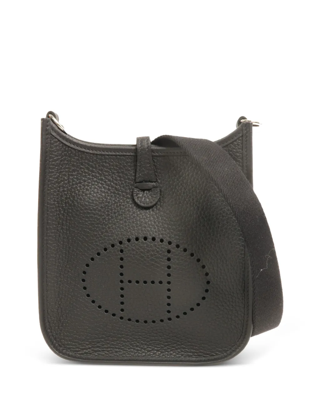 Hermès Pre-Owned Borsa a spalla TPM Evelyne in pelle di vitello - Nero