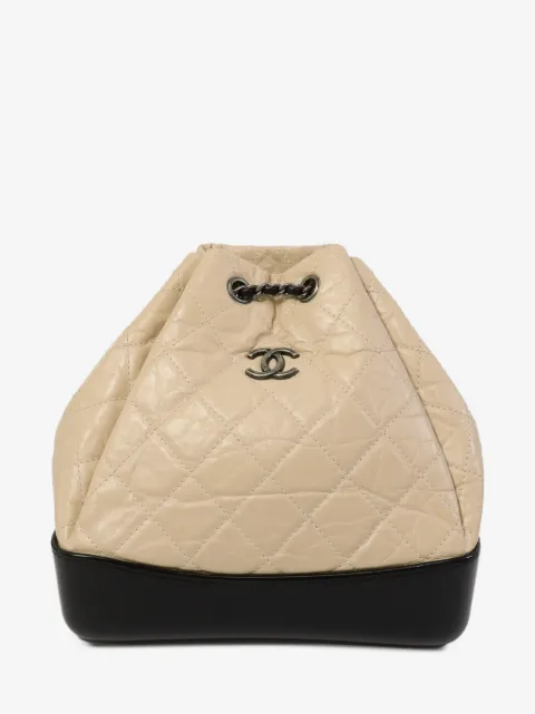 CHANEL Pre-Owned Gabrielle diamond-quilted backpack