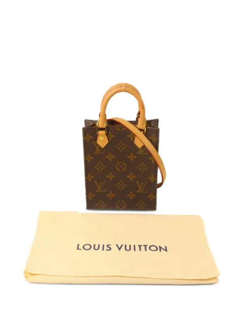 Louis Vuitton Pre-Owned Petit Sac Plat Monogram bucket bag