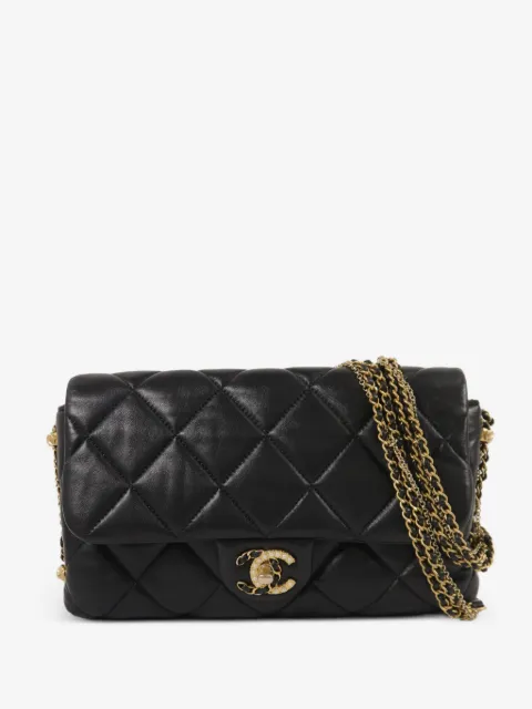 CHANEL Pre-Owned sac porté épaule CC à rabat et matelassage en losanges