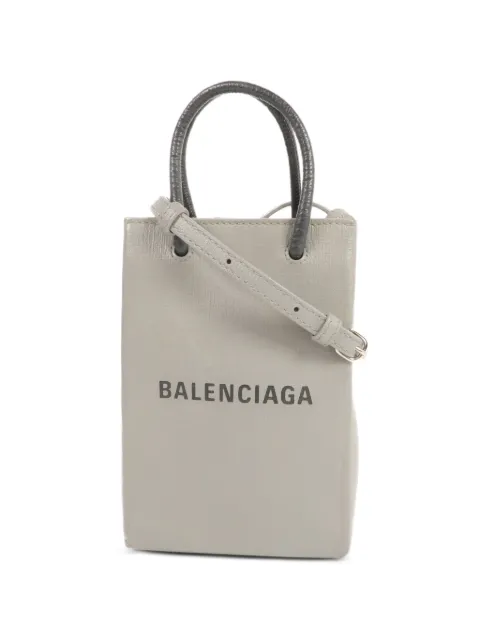 Balenciaga Pre-Owned bolsa crossbody para celular Shopping mini