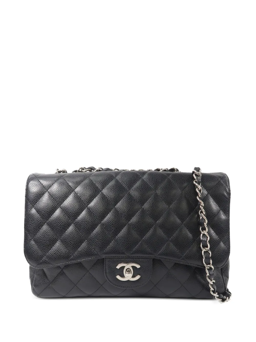 CHANEL Pre-Owned CC turn-lock quilted shoulder bag - Black