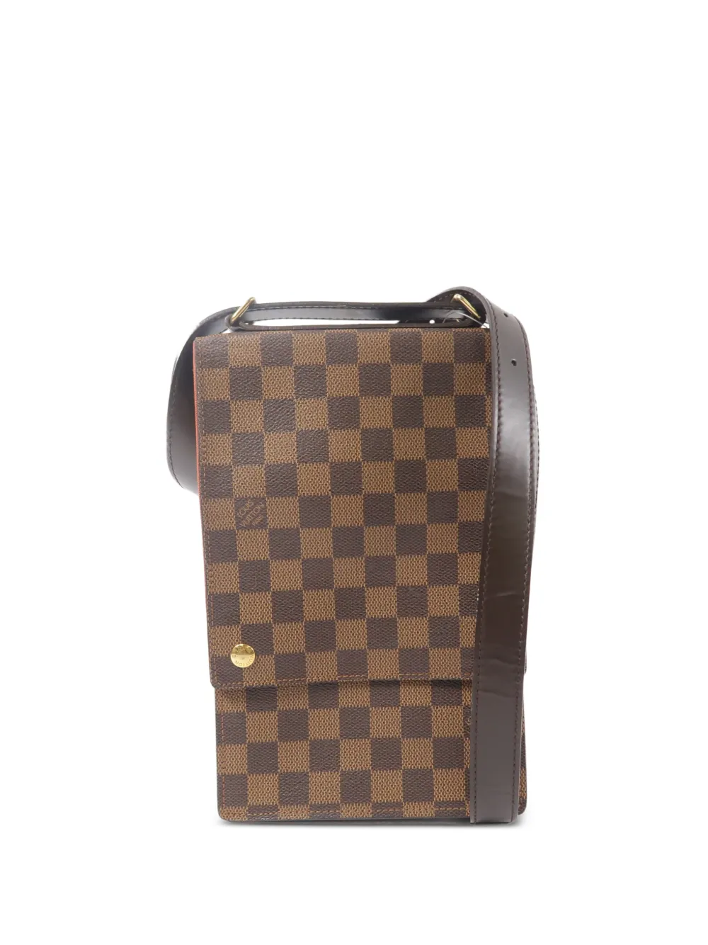 Louis Vuitton Pre-Owned Damier Ebene Portobello shoulder bag - Braun