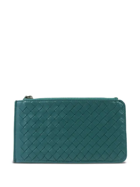 Bottega Veneta Pre-Owned cartera de piel Intrecciato