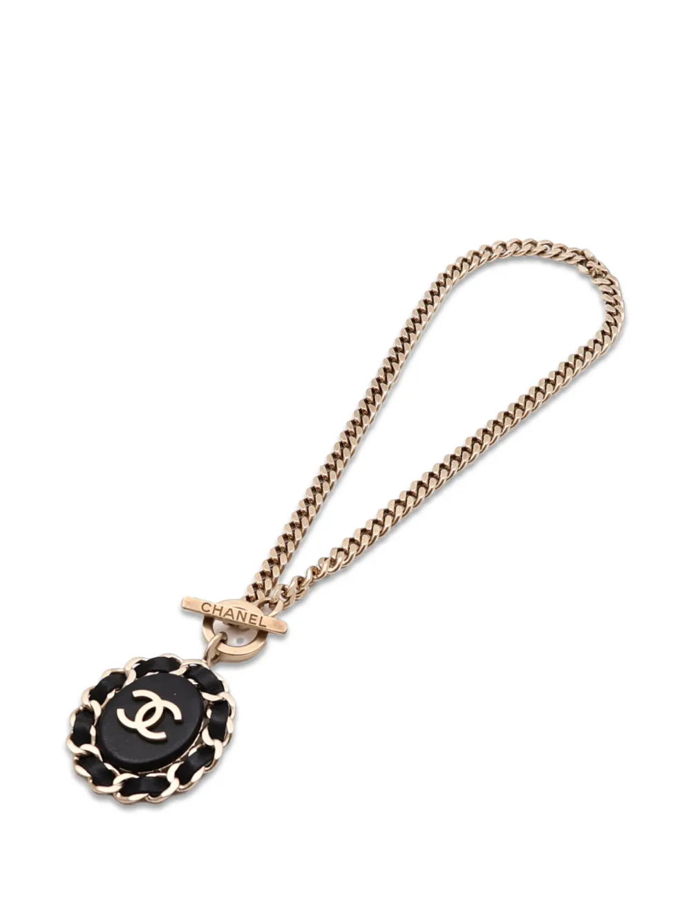 CHANEL Pre-Owned Collana con pendente CC - Rosa