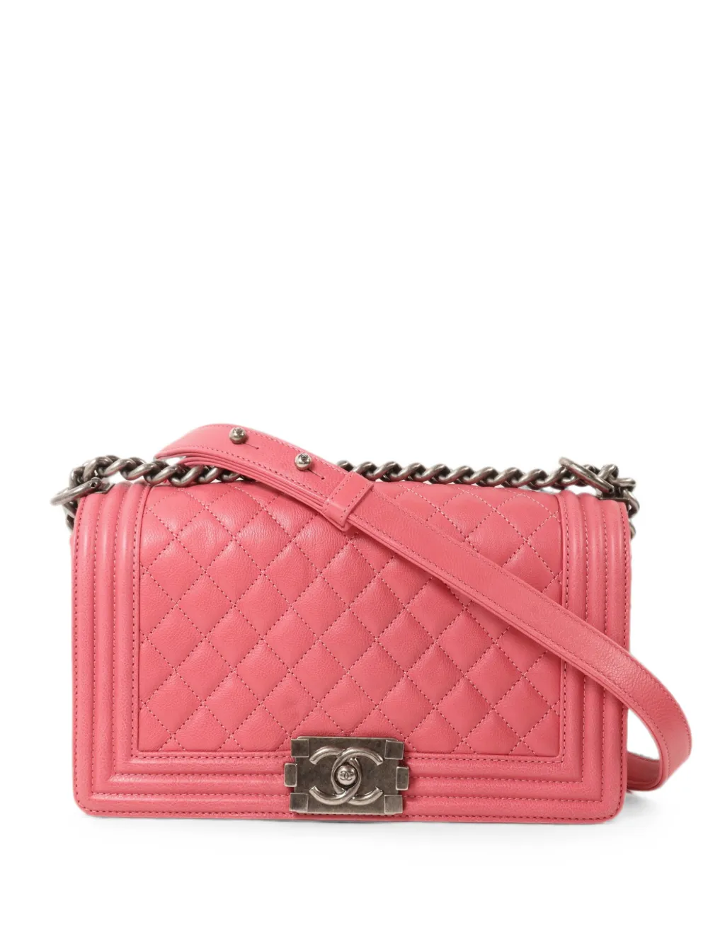 CHANEL Pre-Owned 25 Boy shoulder bag - Rosa