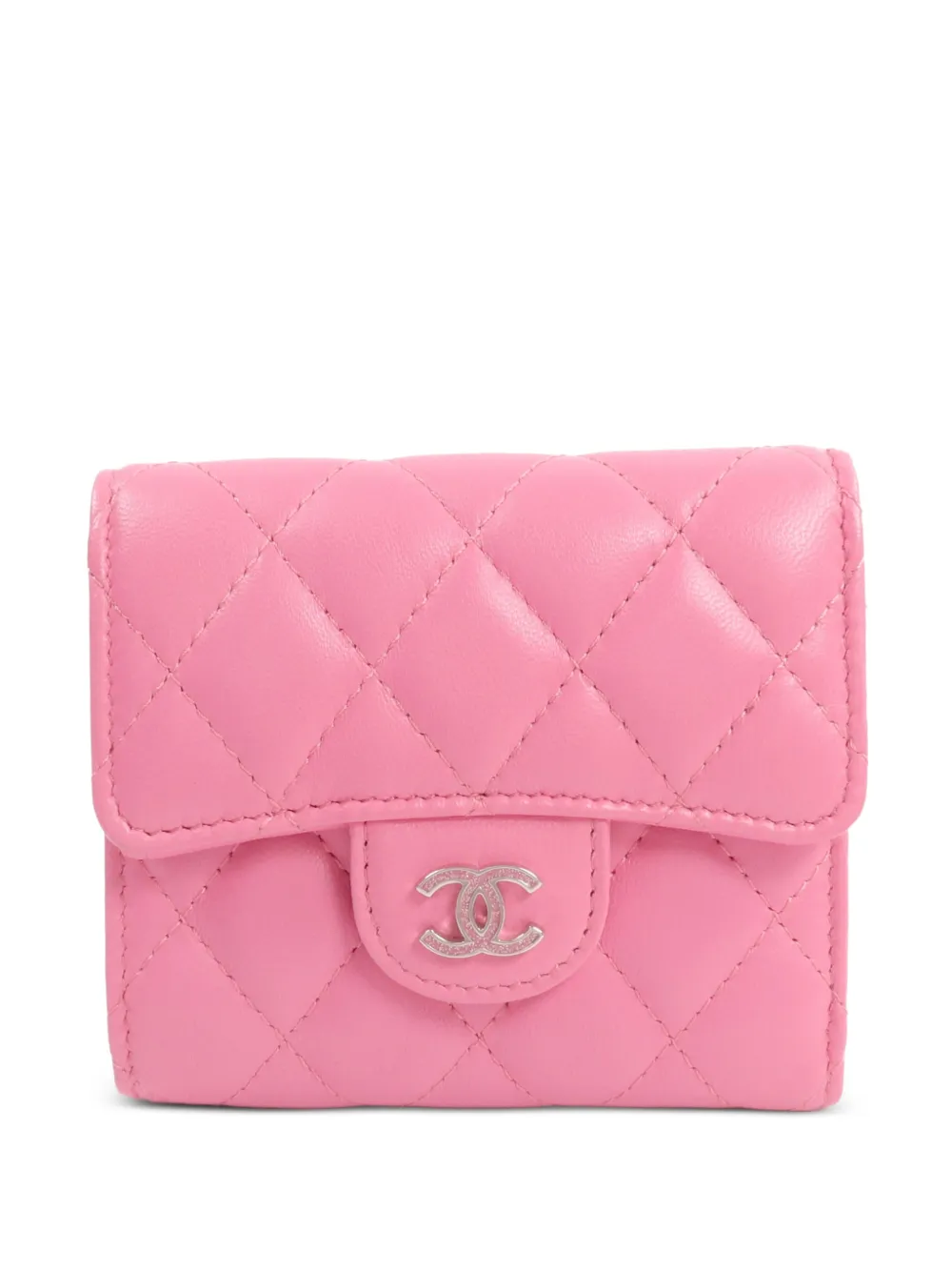CHANEL Pre-Owned small quilted wallet - Rosa