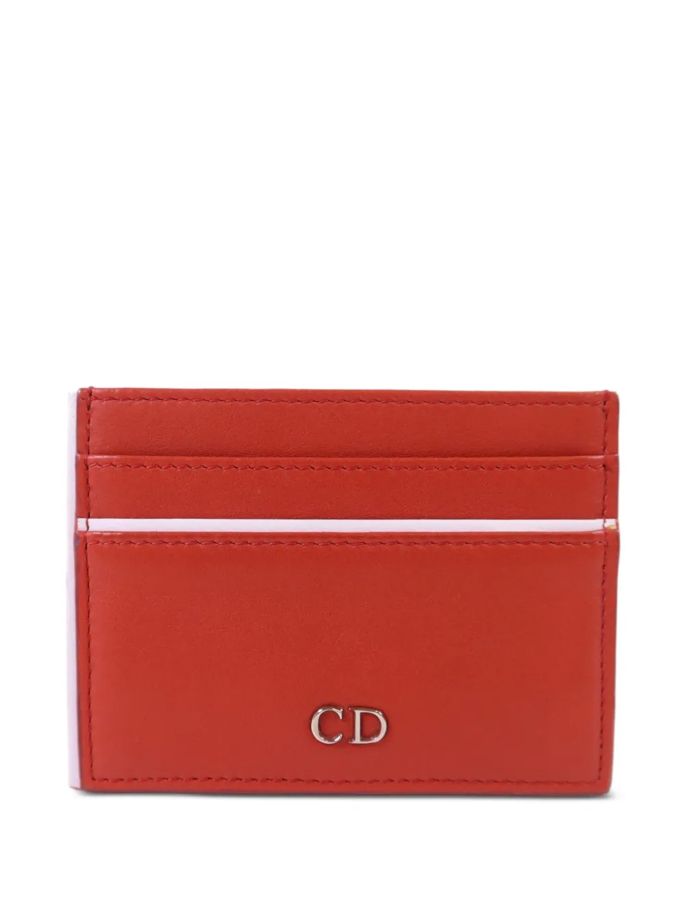 Christian Dior Pre-Owned Kartenetui mit CD - Rot