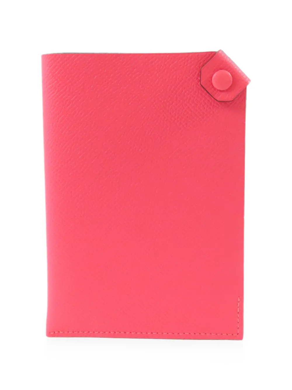 Hermès Pre-Owned 2016 Tarmac leather passport holder - Rosa