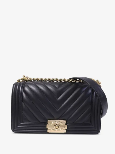 CHANEL Pre-Owned 25 Boy chevron-quilted shoulder bag