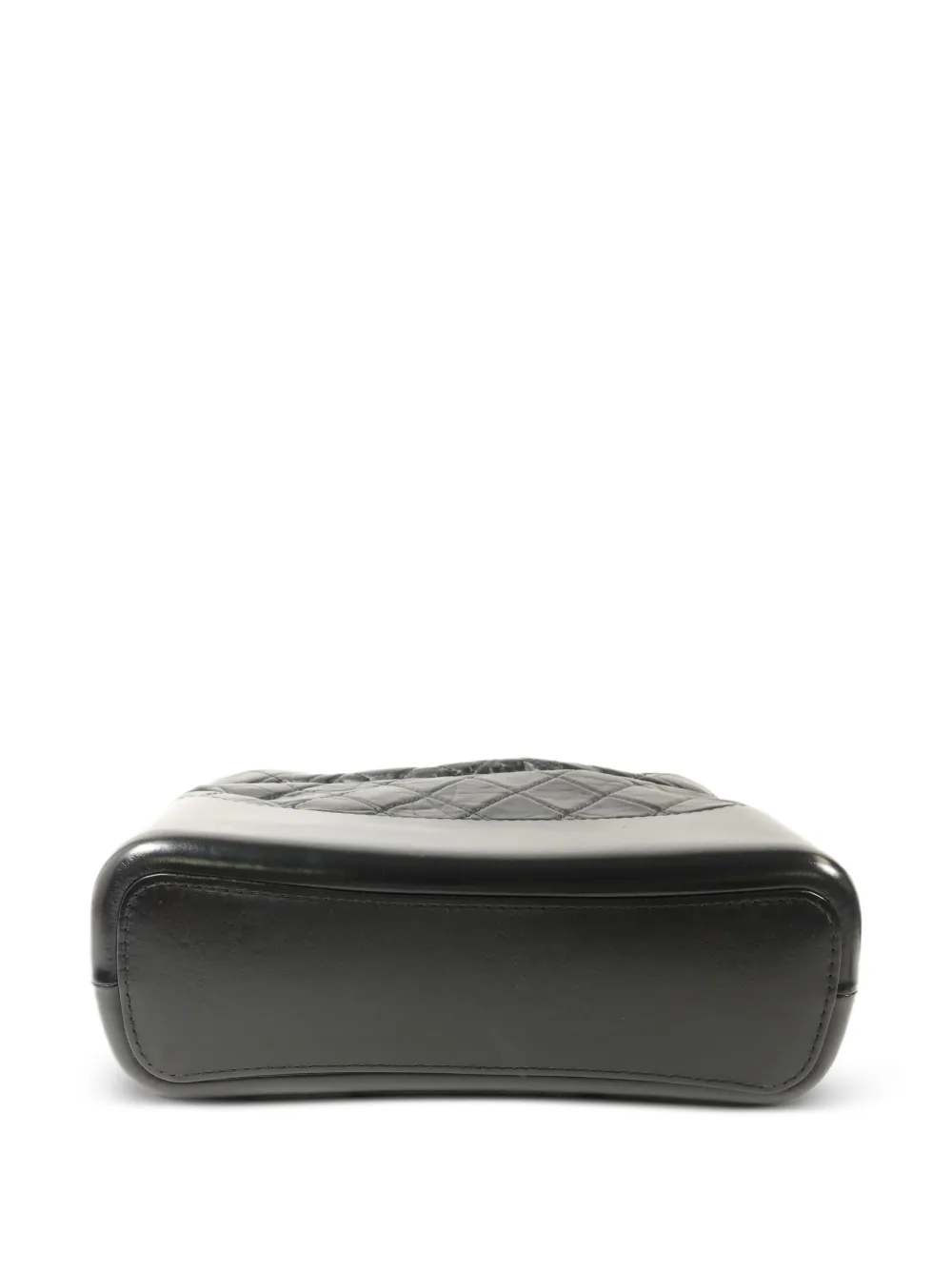 CHANEL Pre-Owned Gabrielle schoudertas met kettingband Zwart