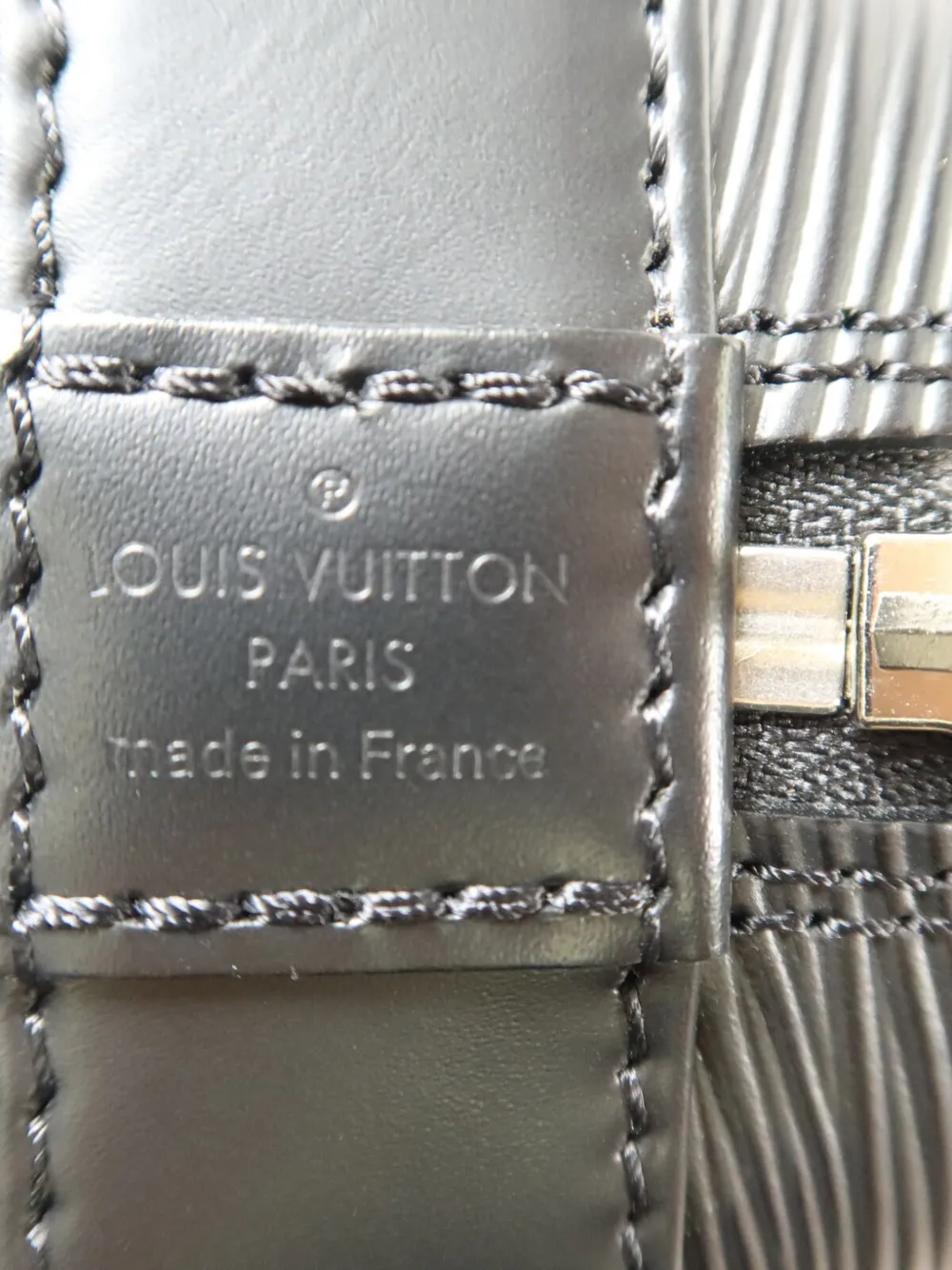 Louis Vuitton Pre-Owned BB Alma Épi leren shopper Zwart