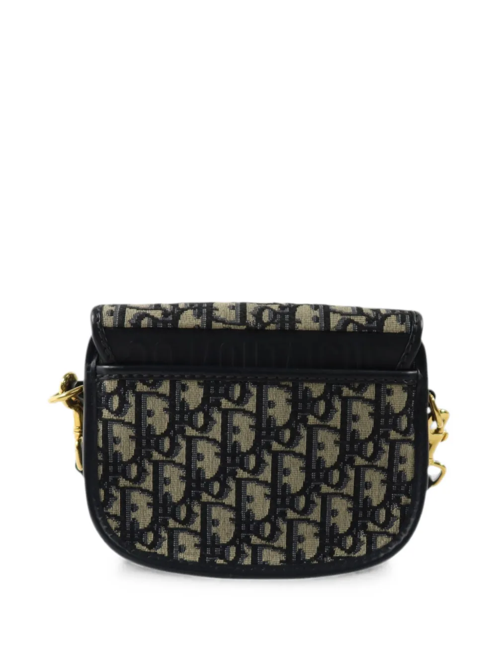 Christian Dior Pre-Owned Oblique Bobby schoudertas Blauw