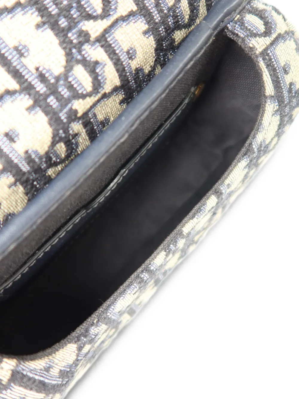 Christian Dior Pre-Owned Oblique Bobby schoudertas Blauw