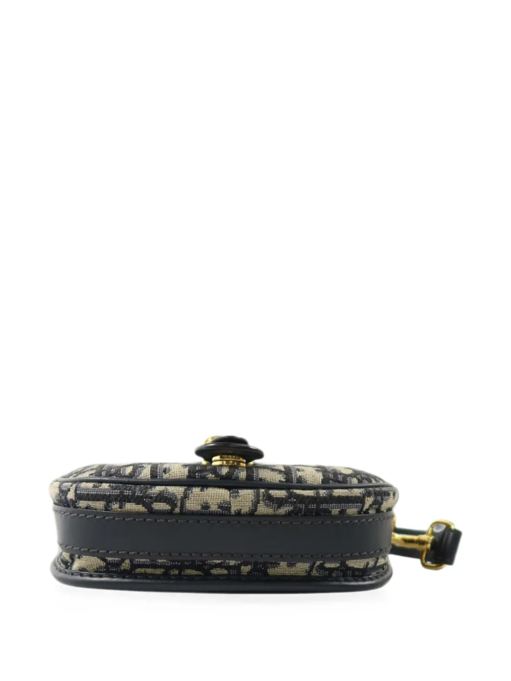 Christian Dior Pre-Owned Oblique Bobby schoudertas Blauw