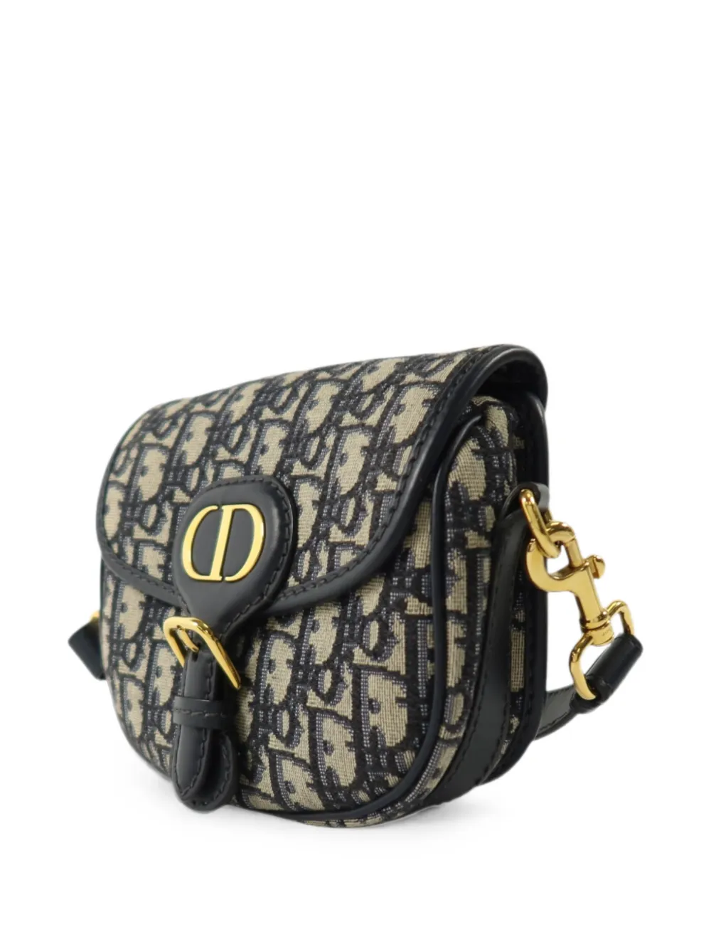 Christian Dior Pre-Owned Oblique Bobby schoudertas Blauw