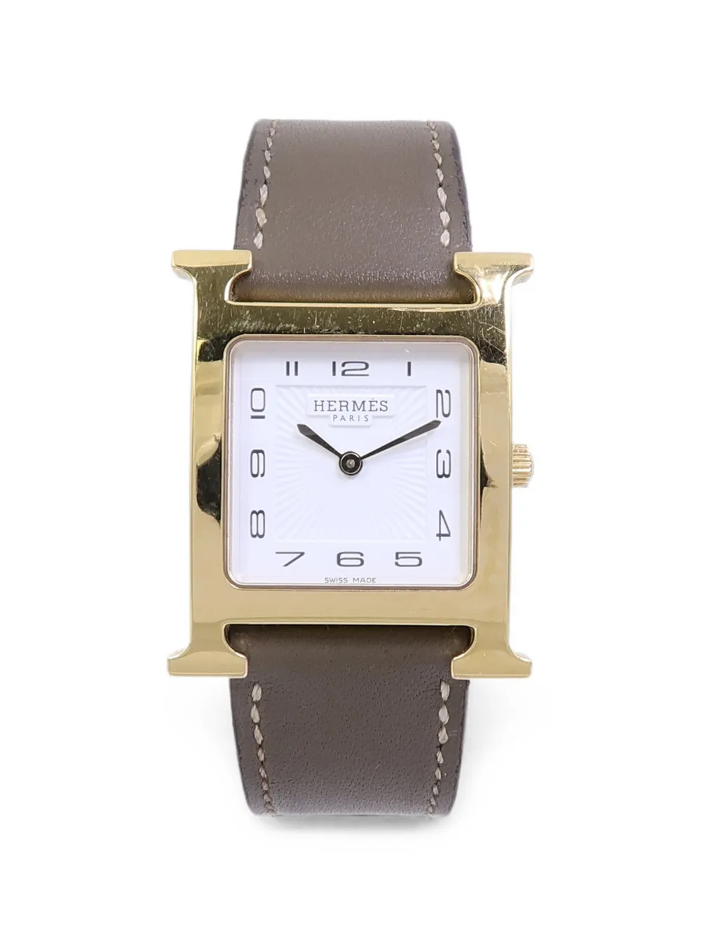 Hermès Pre-Owned Heure H 26mm watch - White