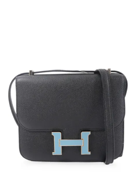 Hermès Pre-Owned 2016 미니 콘스탄스 앱송 레더 크로스 백
