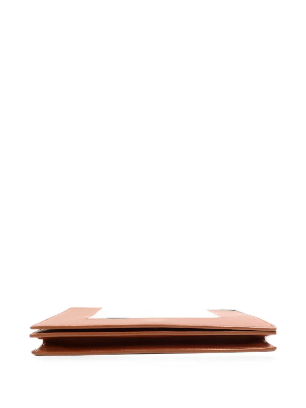 Celine Pre-Owned Frame Wallet on Chain schoudertas Bruin