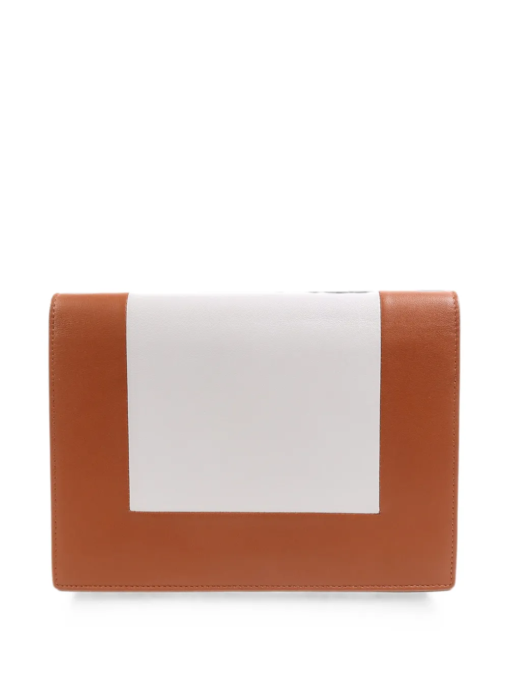 Celine Pre-Owned Frame Wallet on Chain schoudertas Bruin