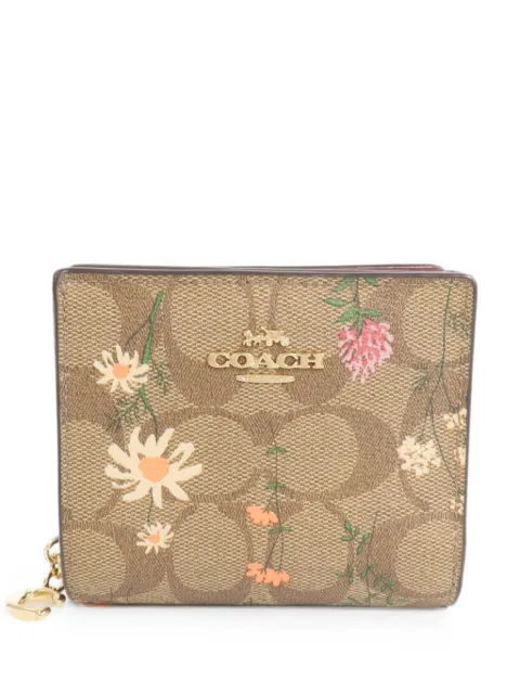 Coach Vintage floral-print wallet