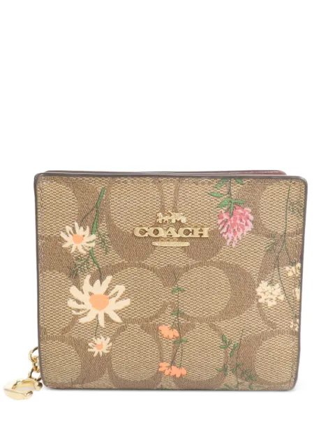 Coach Vintage floral-print wallet