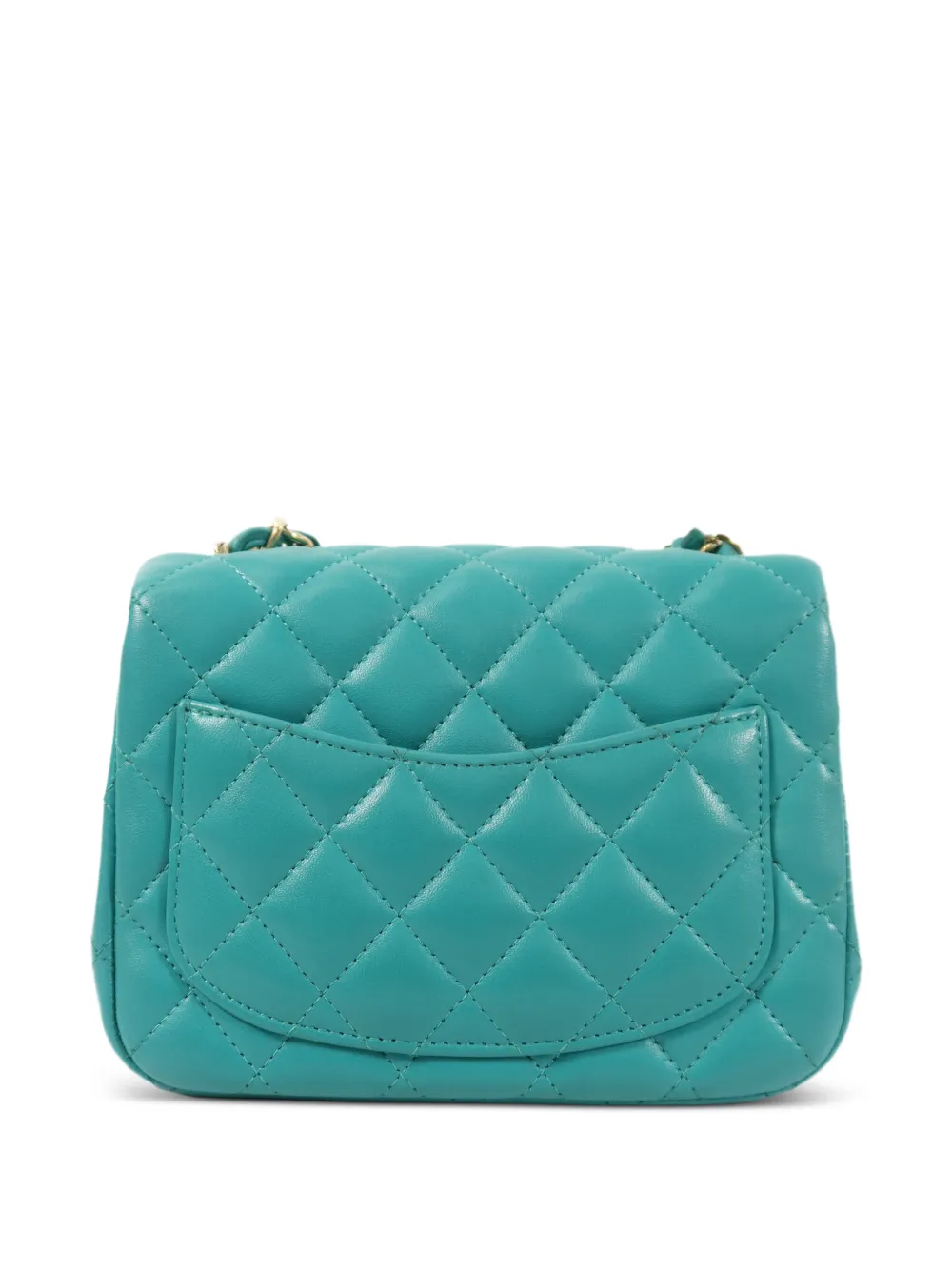 CHANEL Pre-Owned Classic mini-schoudertas Groen