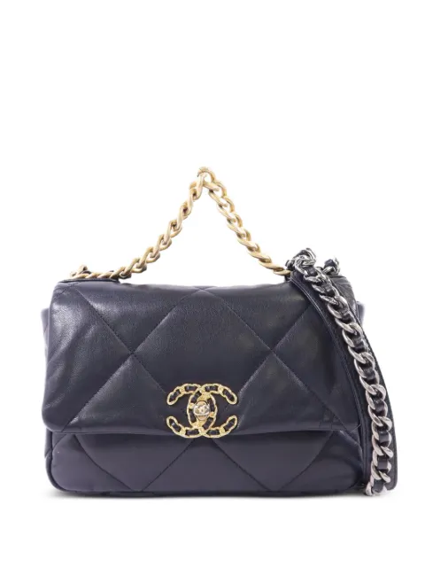 CHANEL Pre-Owned 19 CC Classic quilted shoulder bag