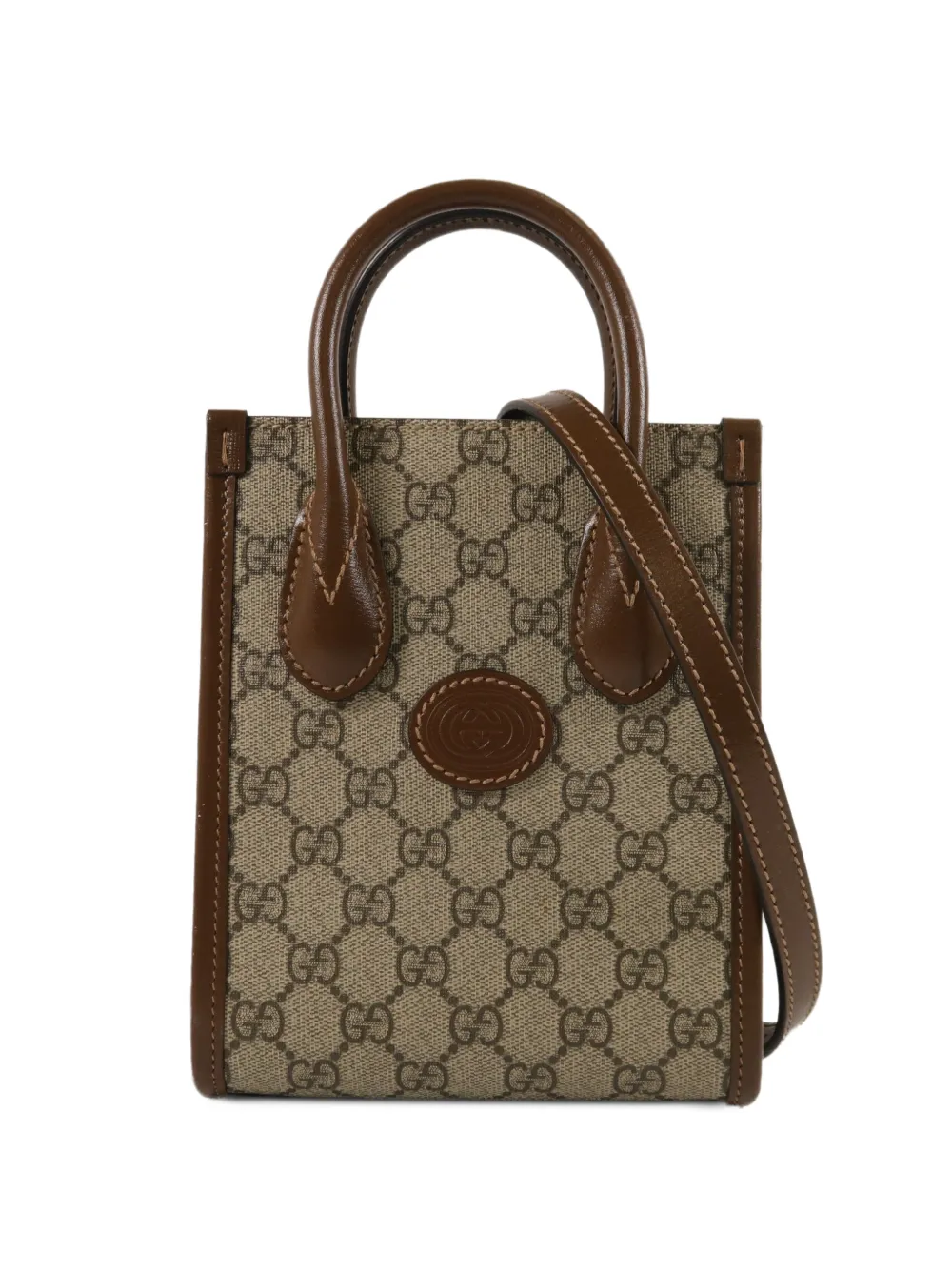 Gucci Pre-Owned Borsa tote GG Supreme mini - Toni neutri