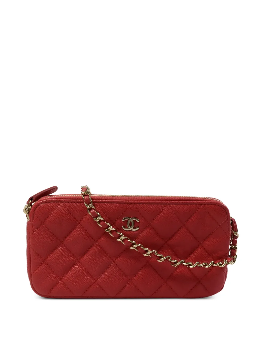 CHANEL Pre-Owned zipper CC shoulder bag - Pink
