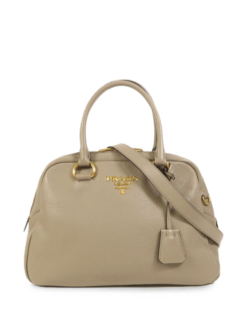 Prada Pre-Owned leather shoulder bag - Toni neutri