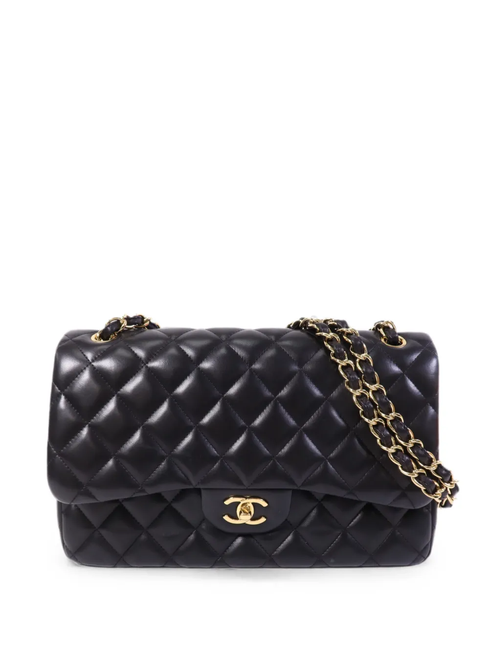 CHANEL Pre-Owned large Classic Flap quilted shoulder bag - Nero